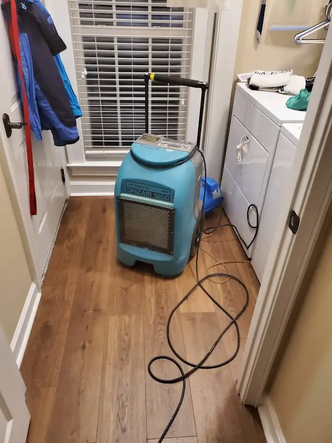 Commercial dehumidifier deployed for Crawl Space Restoration in Lower Windsor